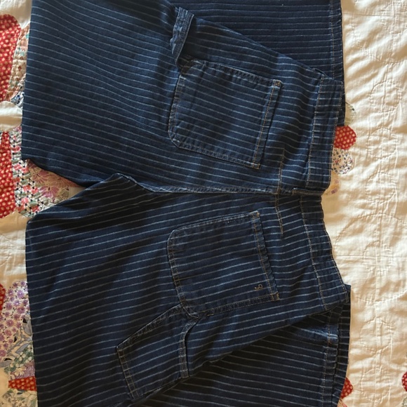 Kayden Railroad Stripe Barrel Carpenter Jeans by Pilcro - Picture 6 of 7